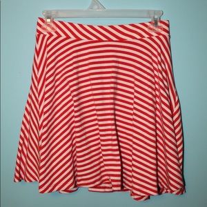 Striped Skater Skirt